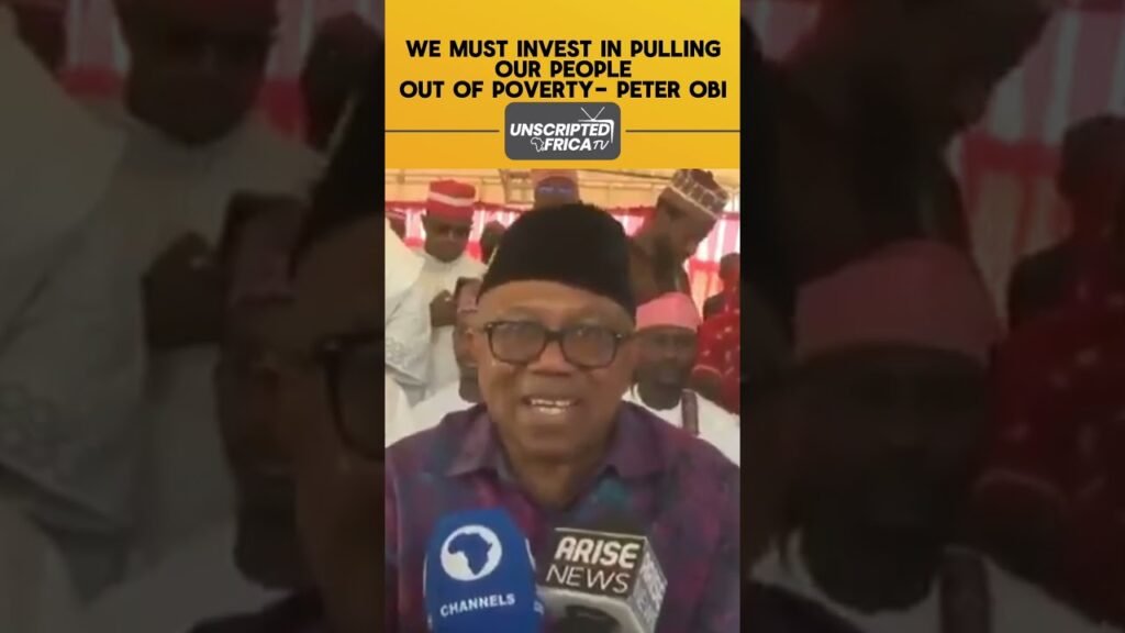 NEWS: WE MUST INVEST IN PULLING OUR PEOPLE OUT OF POVERTY- PETER OBI. #trending #news #nigeria NEWS: WE MUST INVEST IN PULLING OUR PEOPLE OUT OF POVERTY- PETER OBI. #trending #news #nigeria