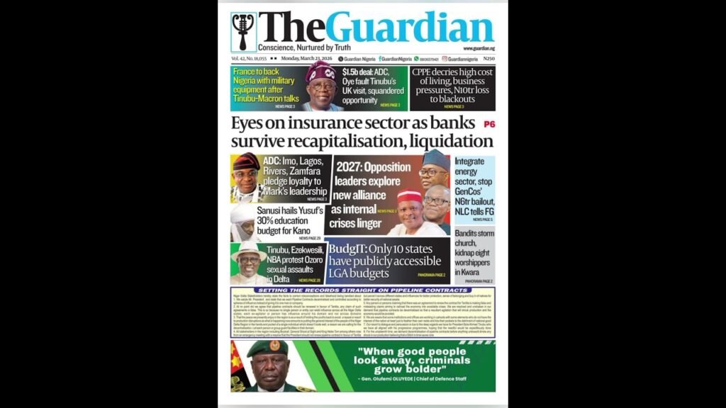 23 March 2026 Nigerian Newspaper Headlines #news #viral #reels #fyp #trendingtopic #youtubeshorts 23 March 2026 Nigerian Newspaper Headlines #news #viral #reels #fyp #trendingtopic #youtubeshorts