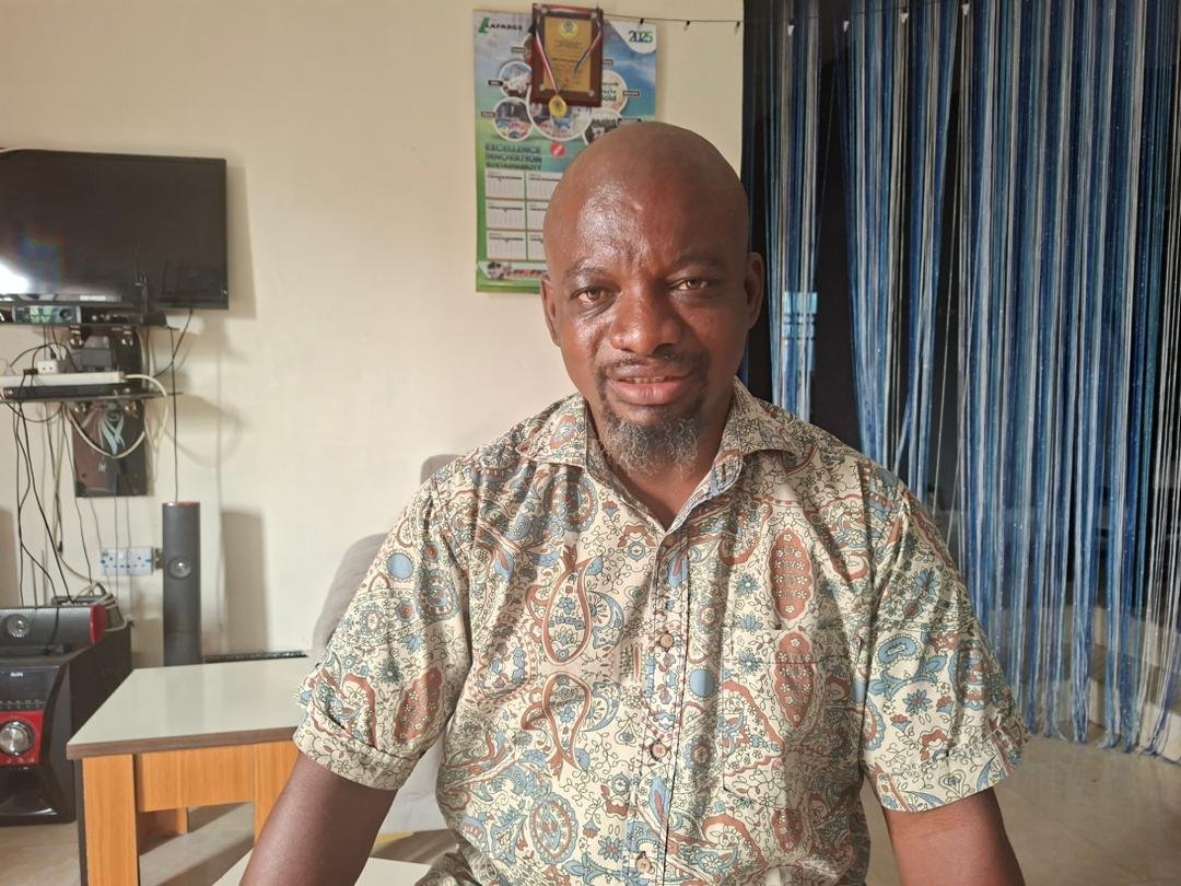 Elder Mfoniso Akpan during an interview with Premium Times(PHOTO CREADIT: Ekemini Simon/ PREMIUM TIMES)