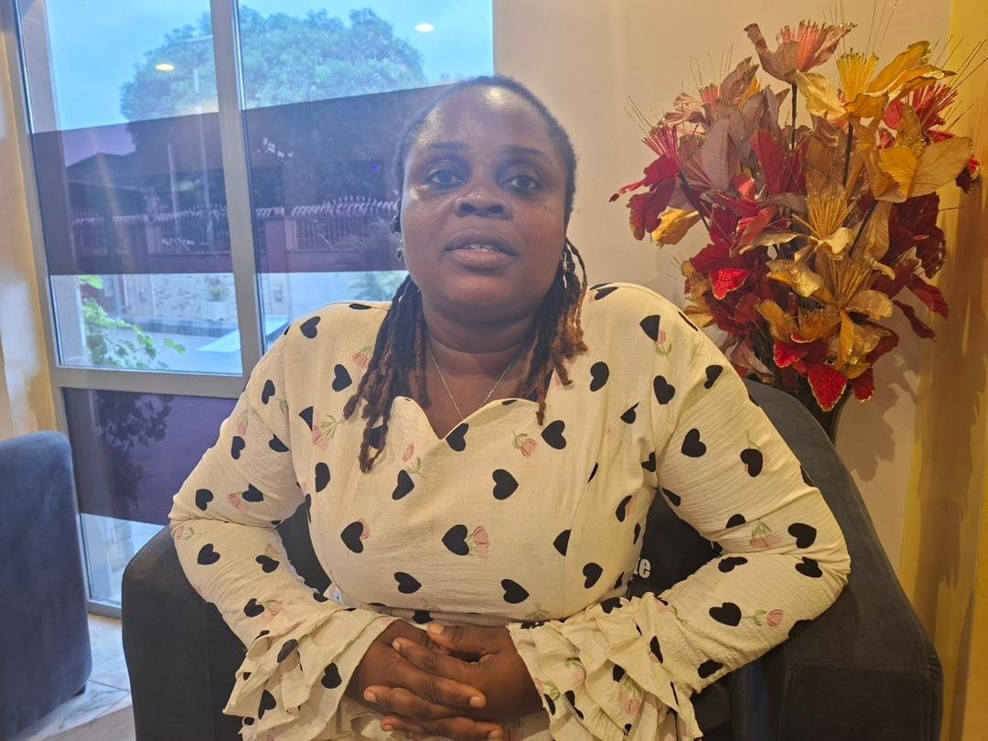 Joy Ubong during an interview with PREMIUM TIMES in Akwa Ibom (PHOTO CREDIT: Ekemini Simon/PREMIUM TIMES)