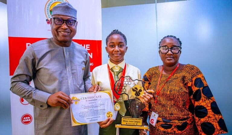 Oyebanji Sponsors Ekiti Spelling Champion for World Finals Oyebanji Sponsors Ekiti Spelling Champion for World Finals