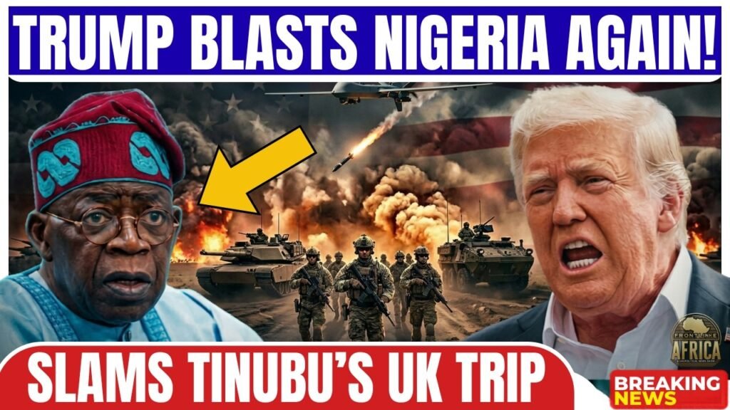 TRUMP DROPS ANOTHER BOMBSHELL ON NIGERIA: CALLS OUT TINUBU