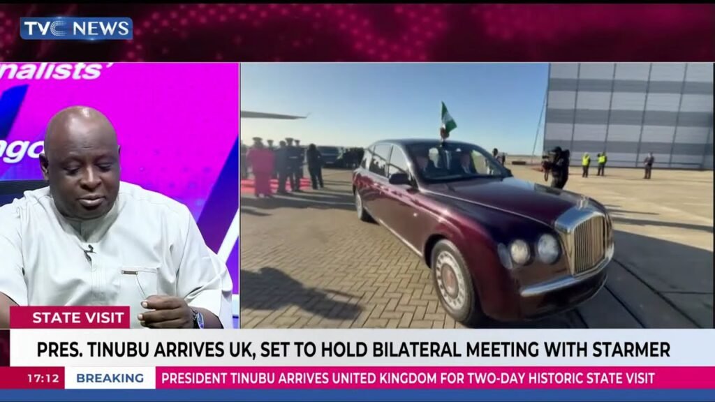 Pres. Tinubu Arrives UK, Set To Hold Bilateral Meeting With PM Starmer Pres. Tinubu Arrives UK, Set To Hold Bilateral Meeting With PM Starmer
