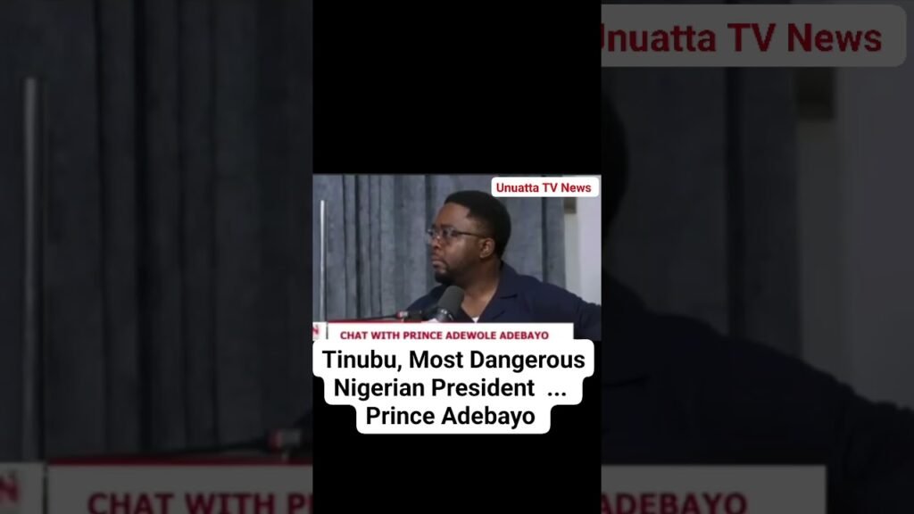 Tinubu, Most Dangerous Nigerian President  …Prince Adebayo #fyp #news #nigeria