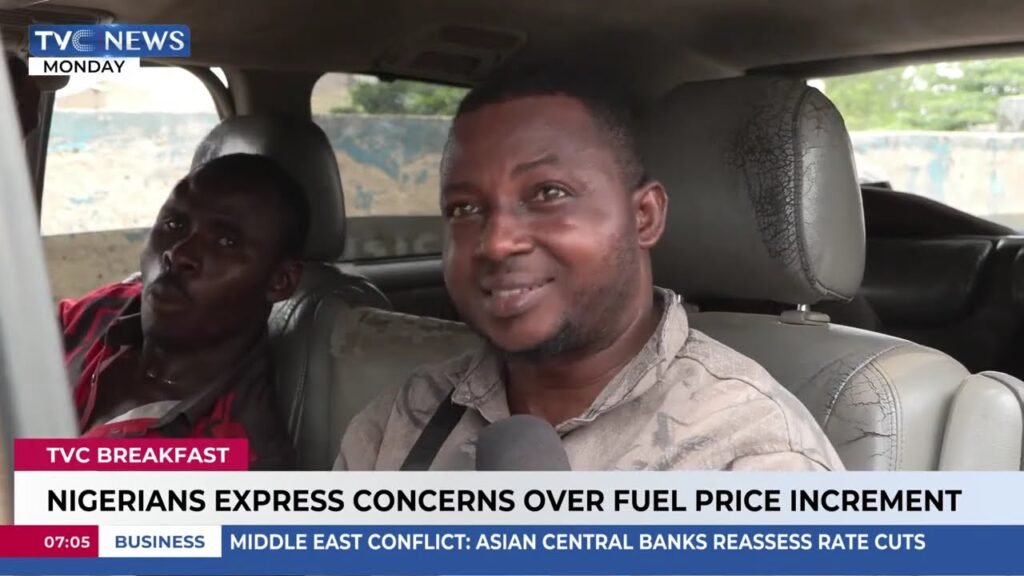 Nigerians Express Concerns Over Fuel Price Increment