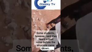 LAGOS SCHOOL COLLAPSED WHILE STUDENTS EXPLAINS HOW THEY ESCAPED