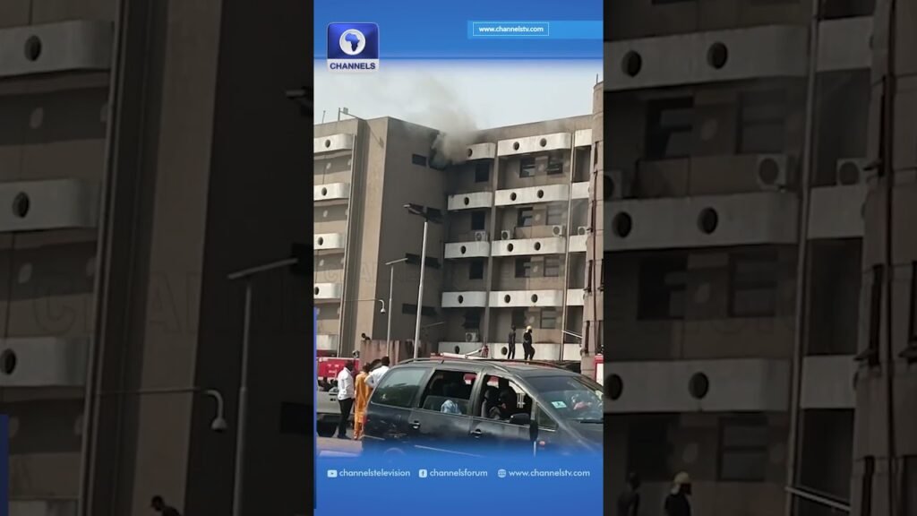 Fire Guts Section Of Head Of Civil Service Of The Federation’s Office