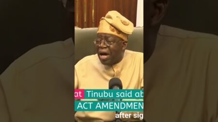 Tinubu: Electoral Act Amendment Bill. #nigeria #news Tinubu: Electoral Act Amendment Bill. #nigeria #news