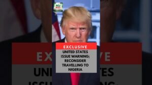 UNITED STATES ISSUE WARNING. RECONSIDER TRAVELING TO NIGERIA AMIDST INSECURITIES #nigerianews