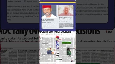 Nigeria Daily Briefing – April 9 | What to Watch Next #newtelegraph #news  #headlines #dailynews