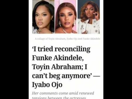 Iyabo Ojo quits reconciling Funke Akindele, Toyin Abraham #new #nigeria #nigerianews #politics