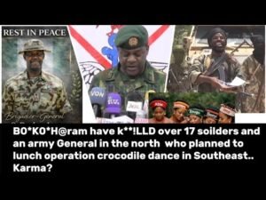 Nigeria soilders who planned to lunch operation crocodile dance in Southeast have been k!!D in borno