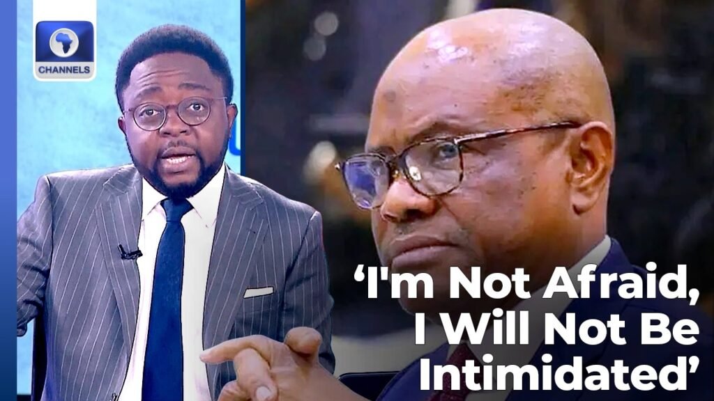 ‘I’m Not Intimidated’ Channels TV’s Okinbaloye Reacts To Wike’s Comment ‘I’m Not Intimidated’ Channels TV’s Okinbaloye Reacts To Wike’s Comment