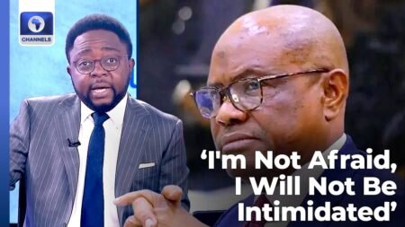 ‘I’m Not Intimidated’ Channels TV’s Okinbaloye Reacts To Wike’s Comment ‘I’m Not Intimidated’ Channels TV’s Okinbaloye Reacts To Wike’s Comment