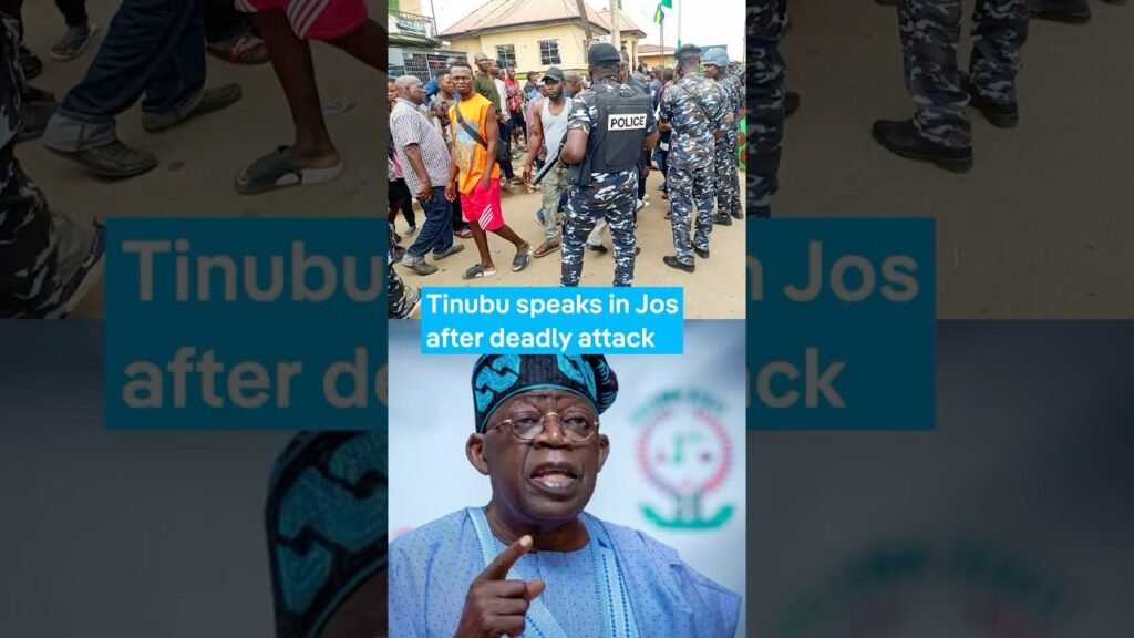 President Tinubu visits Jos after a deadly attack, ordering tighter security and support for victims