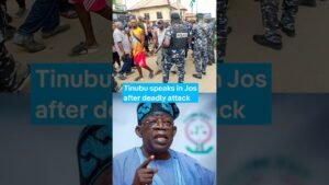 President Tinubu visits Jos after a deadly attack, ordering tighter security and support for victims