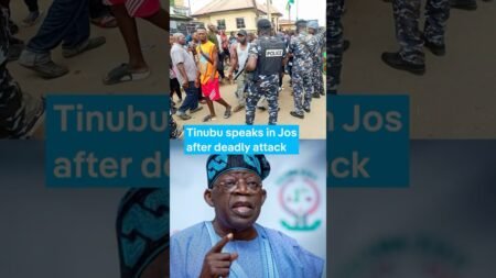 President Tinubu visits Jos after a deadly attack, ordering tighter security and support for victims