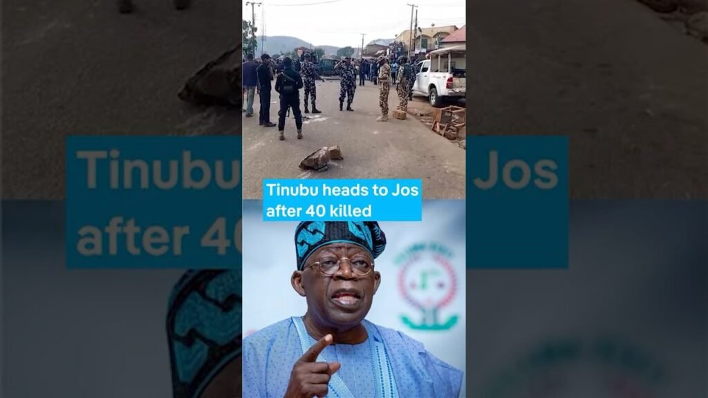 Nigeria’s President Bola Tinubu heads to Jos after 40 killed