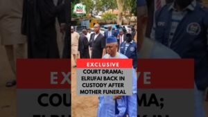 NASIR ELRUFAI BACK IN CUSTODY AFTER MOTHERS FUNERAL #elrufai #icpc #nigerianews