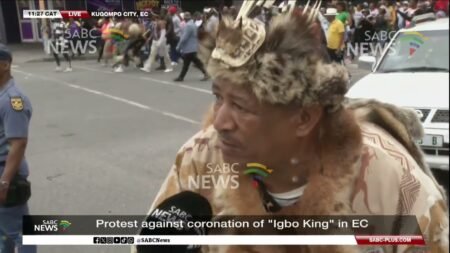 March continues against Nigerian king coronation