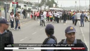 Protest against coronation of “Igbo King” in EC