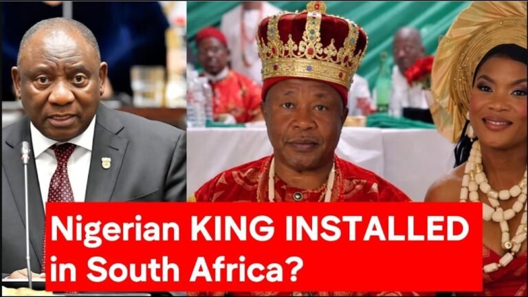 A Nigerian Man Coronated as KING in South Africa?  What They Are Not Telling You