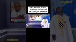 Atiku, Amaechi, Malami, Others Visit El-Rufai Over The Passing Of His Mother #nigerian #nigerianews