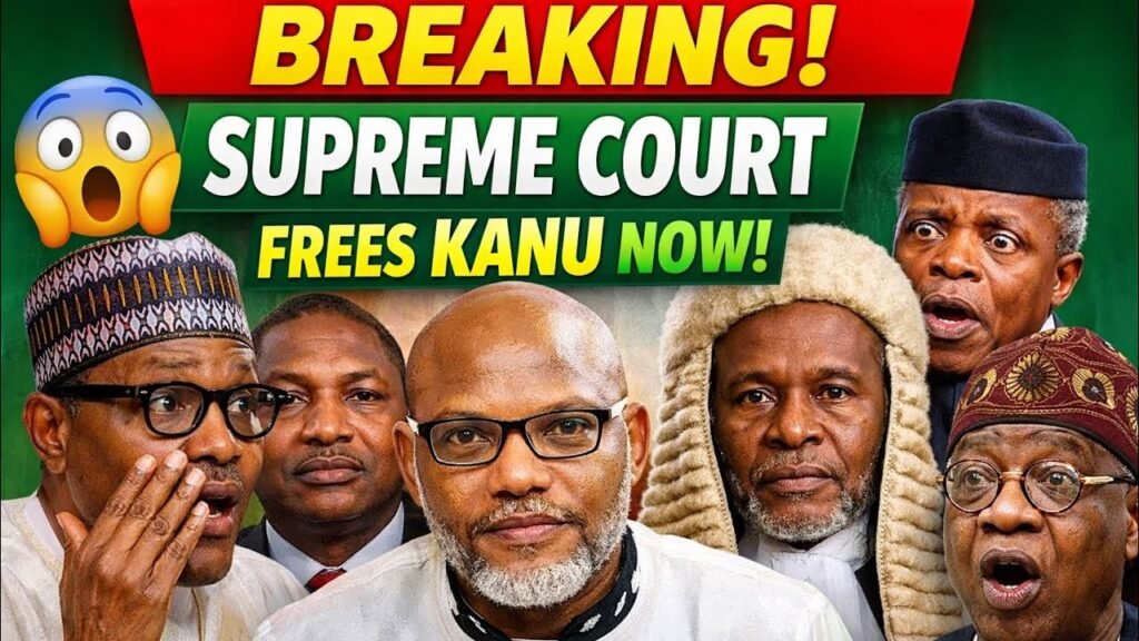 BREAKING NEWS‼️ NIGERIA SHAKES – Supreme Court FORCES Kanu’s FREEDOM NOW!