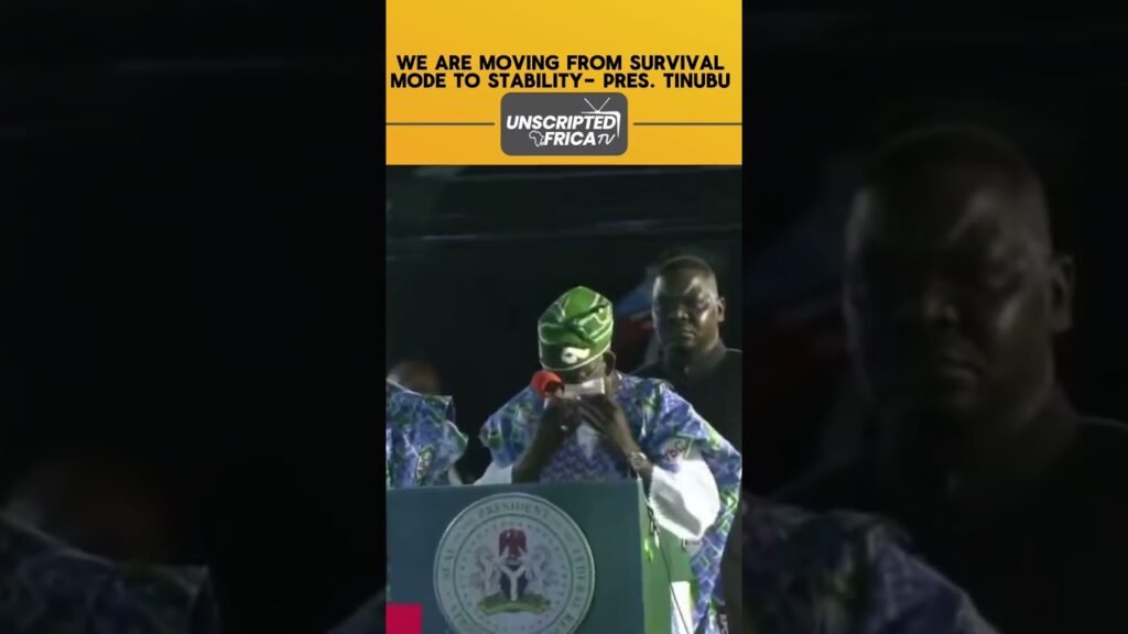 We are moving from survival mode to stability – pres. Tinubu. #trending #nigeria #news #viral