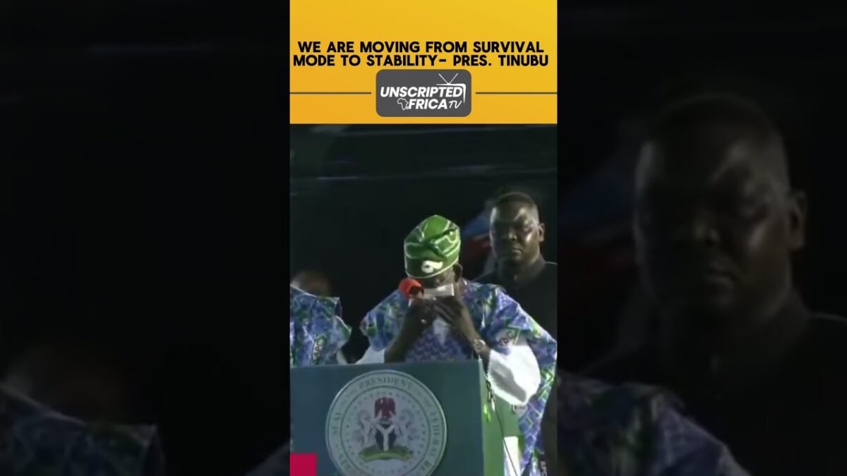 We are moving from survival mode to stability – pres. Tinubu. #trending #nigeria #news #viral