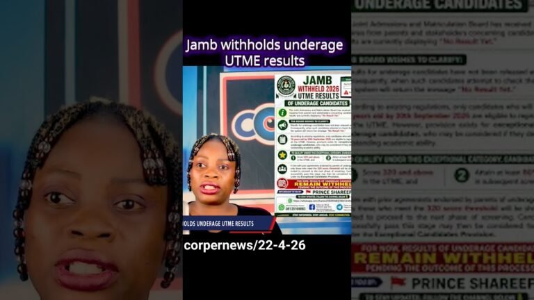 #JAMB #UTME2026 #Education #NigeriaNews #Students #breakingnews #nigeria #WAEC #EXAM