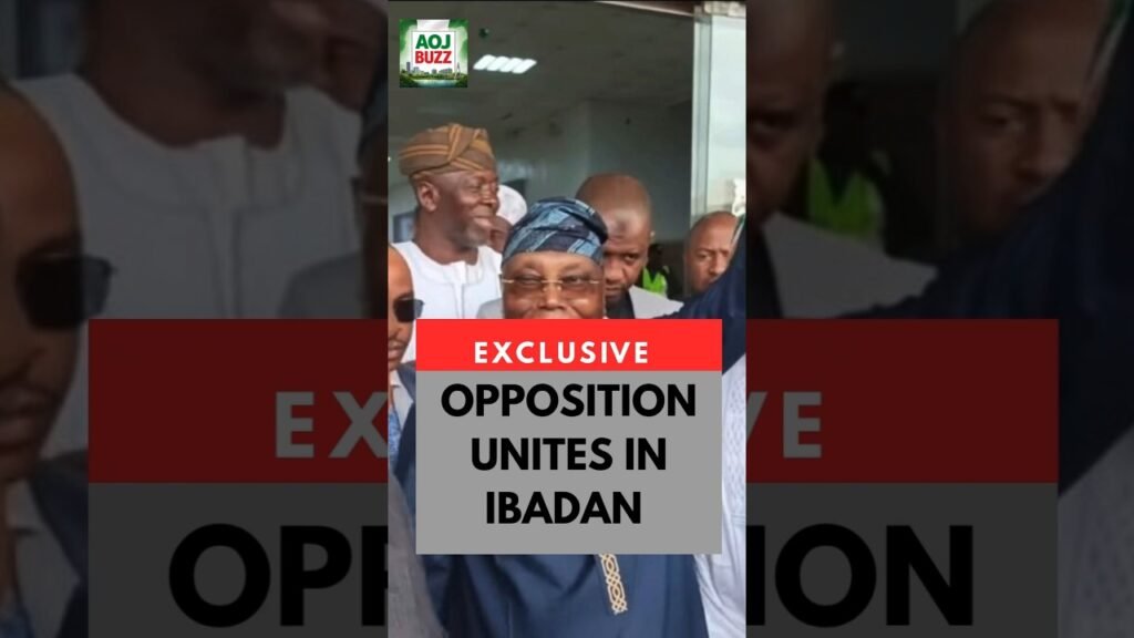 TOP POLITICAL PARTIES ATTEND OPPOSITION LEADERS SUMMIT IN OYO #nigerianews #adc #pdp #nnpp