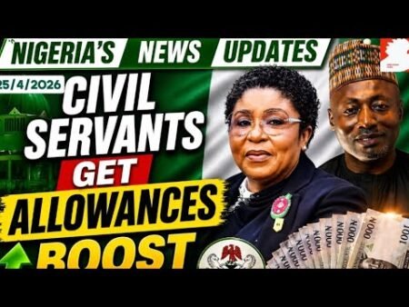 Nigeria’s News Updates 25/4/2026.Sanusi questions tinubu’s borrowing | fg boosts civil servants.