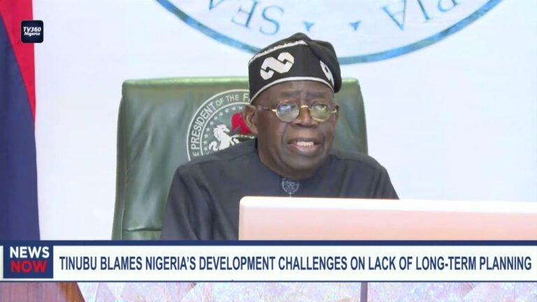 Tinubu blames Nigeria’s development challenges on lack of long-term planning
