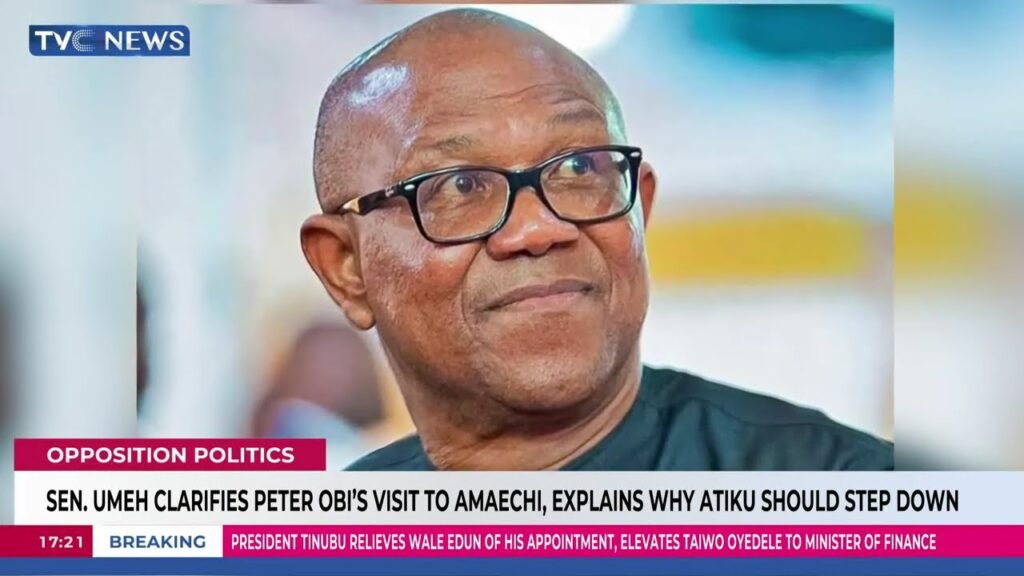 ADC Ticket: Sen Umeh Clarifies Peter Obi’s Visit To Amaechi, Explains Why Atiku Should Step Down
