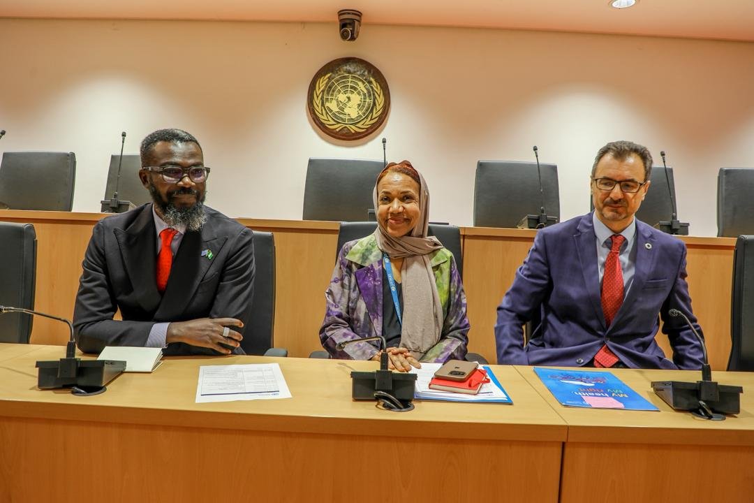 UNODC Country Representative in Nigeria, Cheikh Toure and UNICEF Representative who represented the UN RC a.i, Wafaa Abdelatef
