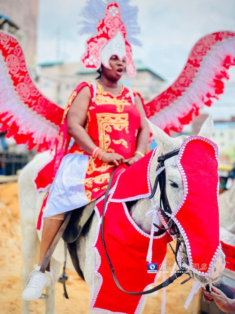 Photo from Fanti Carnival in Lagos. Credit: X | Channels TV