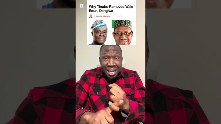 APC, Tinubu and Wale Edun’s sack #youtubeshorts #nigerianews #fyb #duet