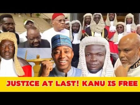 BREAKING: COURT HAS FREED NNAMDI KANU, Conviction Declared void, OMOTOSHO IN TROUBLE