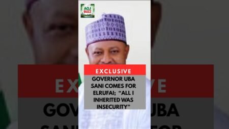 I ONLY INHERITED INSECURITY. GOVERNOR UBA SANI COMES HARD FOR ELRUFAI #nigerianews #kadunastate