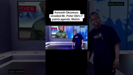Kenneth Okonkwo unveiled Mr. Peter Obi’s 7 points agenda. Watch. #nigerian #viralshort #nigerianews