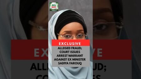 COURT ISSUES ARREST WARRANT AGAINST EX-MINISTER SADIYA FAROUQ #nigerianews #sadiyafarouq #efcc