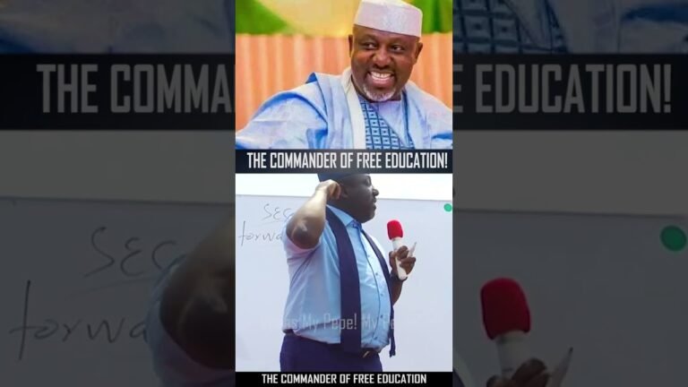 Rochas: Education. #nigeria #news