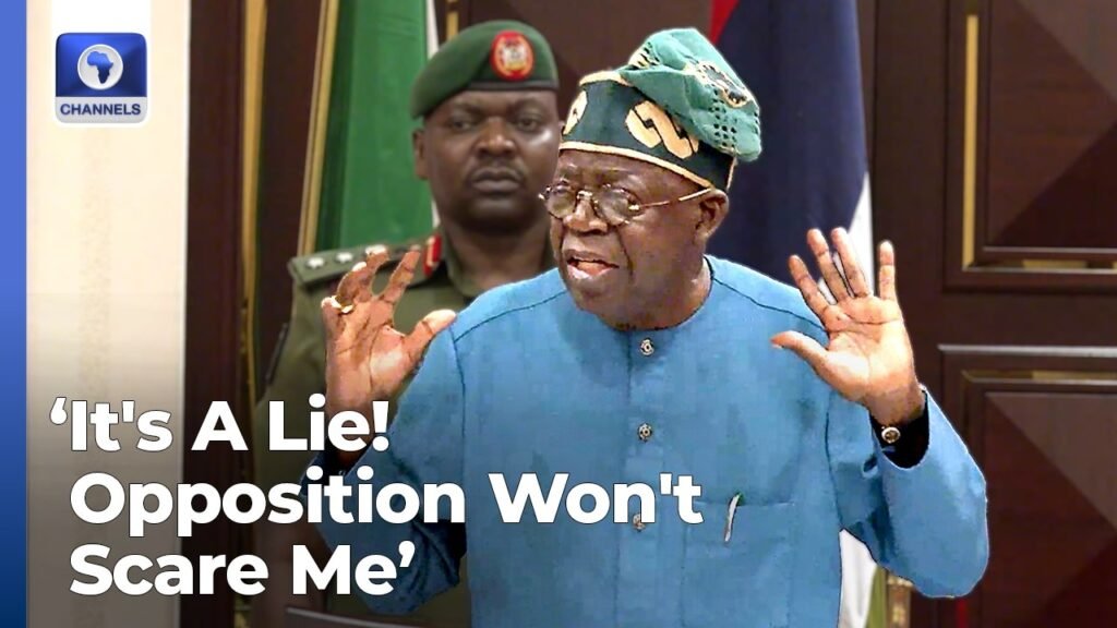 ‘It’s A Lie! Opposition Won’t Scare Me’ Says Tinubu [Full Speech]