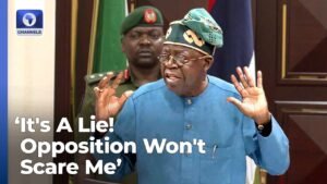 ‘It’s A Lie! Opposition Won’t Scare Me’ Says Tinubu [Full Speech]
