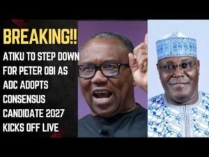 “BREAKING: Is #Trump in Nigeria? Overkillings as Atiku Decides to Step Down for Peter Obi!