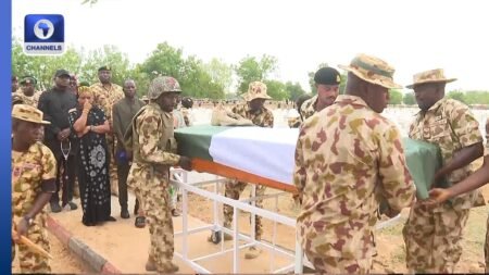 Brig. Gen. Braimah, Seven Others Laid To Rest In Maiduguri