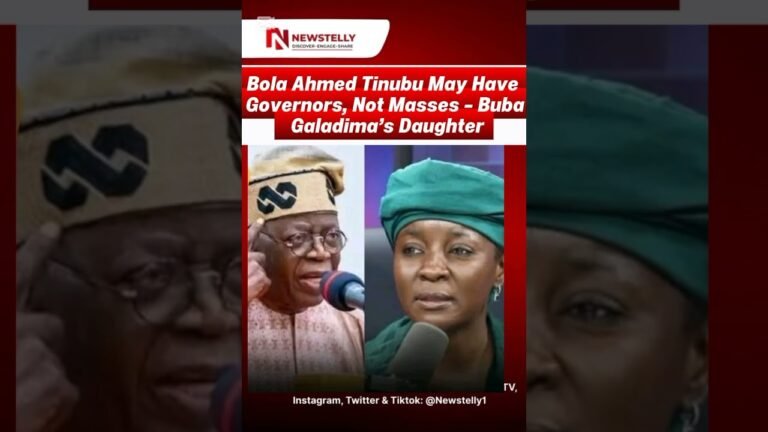 Tinubu May Have Governors….– Galadima’s Daughter#Tinubu#galadima #politics#Nigeria#Newstelly