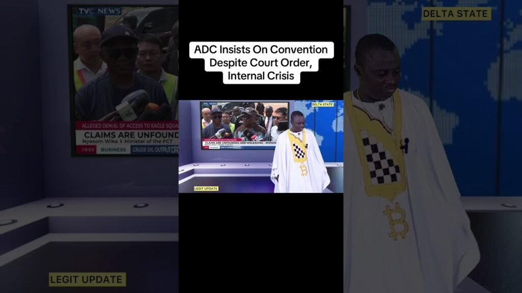 ADC Insists On Convention Despite Court Order and Internal Crisis #nigerian #nigerianews #shots