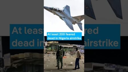 At least 200 feared dead in Nigeria airstrike